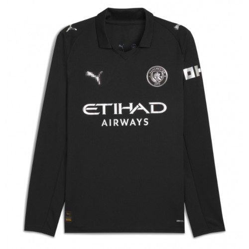Manchester City Replica Away Stadium Shirt 2025-26 Long Sleeve Manchester City Replica Away Stadium Shirt 2025-26 Long Sleeve